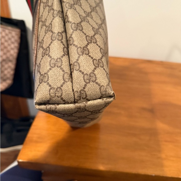 Gucci Vintage Web Strap Tote GG Coated Canvas Tall - Picture 6 of 13